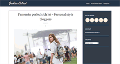 Desktop Screenshot of fashioncabinet.cz