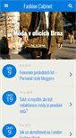 Mobile Screenshot of fashioncabinet.cz